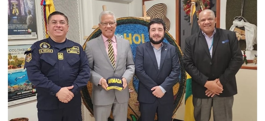 Embajada de Colombia en Jamaica promueve la cooperación entre autoridades marítimas y realiza acciones para el reconocimiento de certificados, títulos y competencias de marinos y marinas colombianas