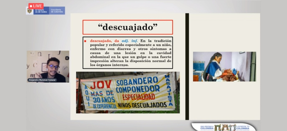 La Embajada de Colombia en Jamaica realizó un conversatorio virtual sobre el Diccionario de Colombianismos