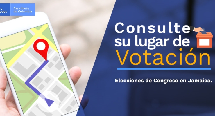 La Embajada de Colombia en Kingston informa sobre los puestos de votación 